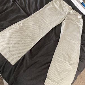 Vintage Old Navy striped wide-leg chinos